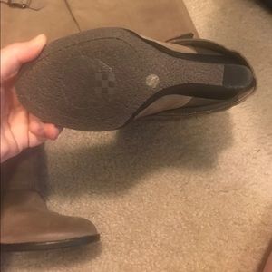 Vince Camuto slide on wedge boots